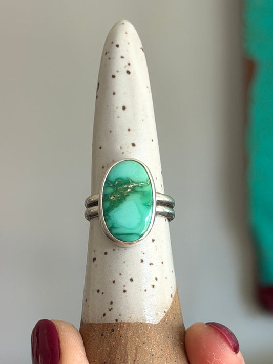 Emerald Valley Turquoise Ring size 8.75