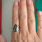 Royston Ribbon Turquoise Ring in size 9.5 STAMPED BAND