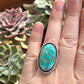 Sierra Bella Turquoise Chunky Twist Ring in size 7 to 7.25