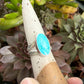 Royston Turquoise Ring size 8 STAMPED BAND