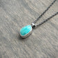 Fox Turquoise Pendant in Blue-green no. 1