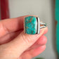 Patagonia Turquoise Art Deco Ring size 10.5