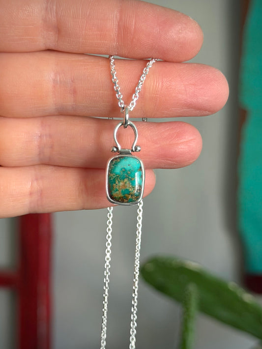 Patagonia Turquoise Little Pinned Hinge Necklace in Blue-Green