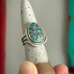 Patagonia Turquoise Art Deco Ring size 8.75