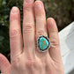 Natural Royston Turquoise Twist Ring