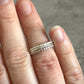 Stacking Rings in Sterling Silver