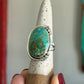 Rising Phoenix Turquoise Tree of Life Ring size 8.75