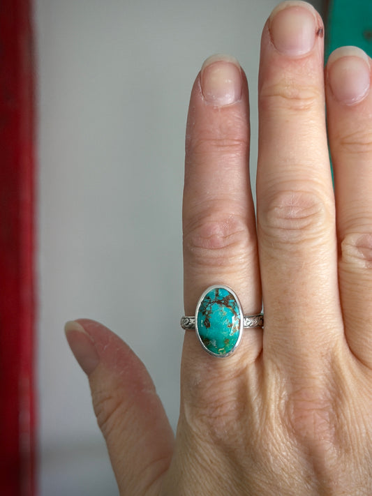 Sierra Bella Turquoise Ring in size 8.5