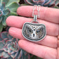 Laura Mears Owl Face Pendant