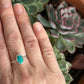 Emerald Valley Turquoise Stacker Ring in size 8