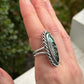 San Pedro Variscite Twist Ring in size 8.5