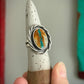 Royston Ribbon Turquoise Twist Ring in size 8.25 STAMPED BAND