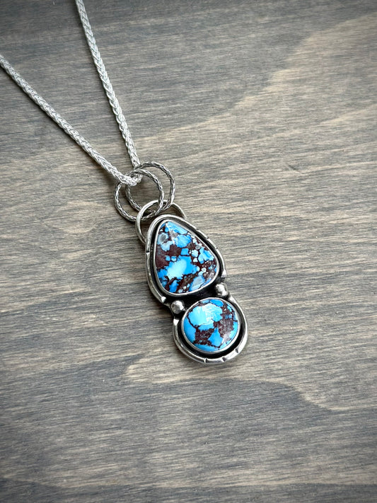 Golden Hills Turquoise Totem Pendant