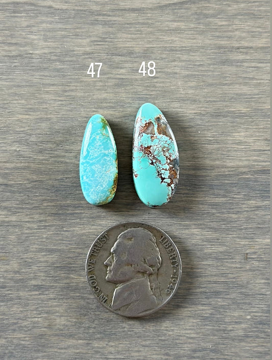 Royston Turquoise Cabochon 47