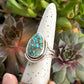 Patagonia Turquoise Art Deco Ring size 8.75