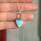 Royston Royal Blue Turquoise Necklace in Pale Blue Pinned Hinge