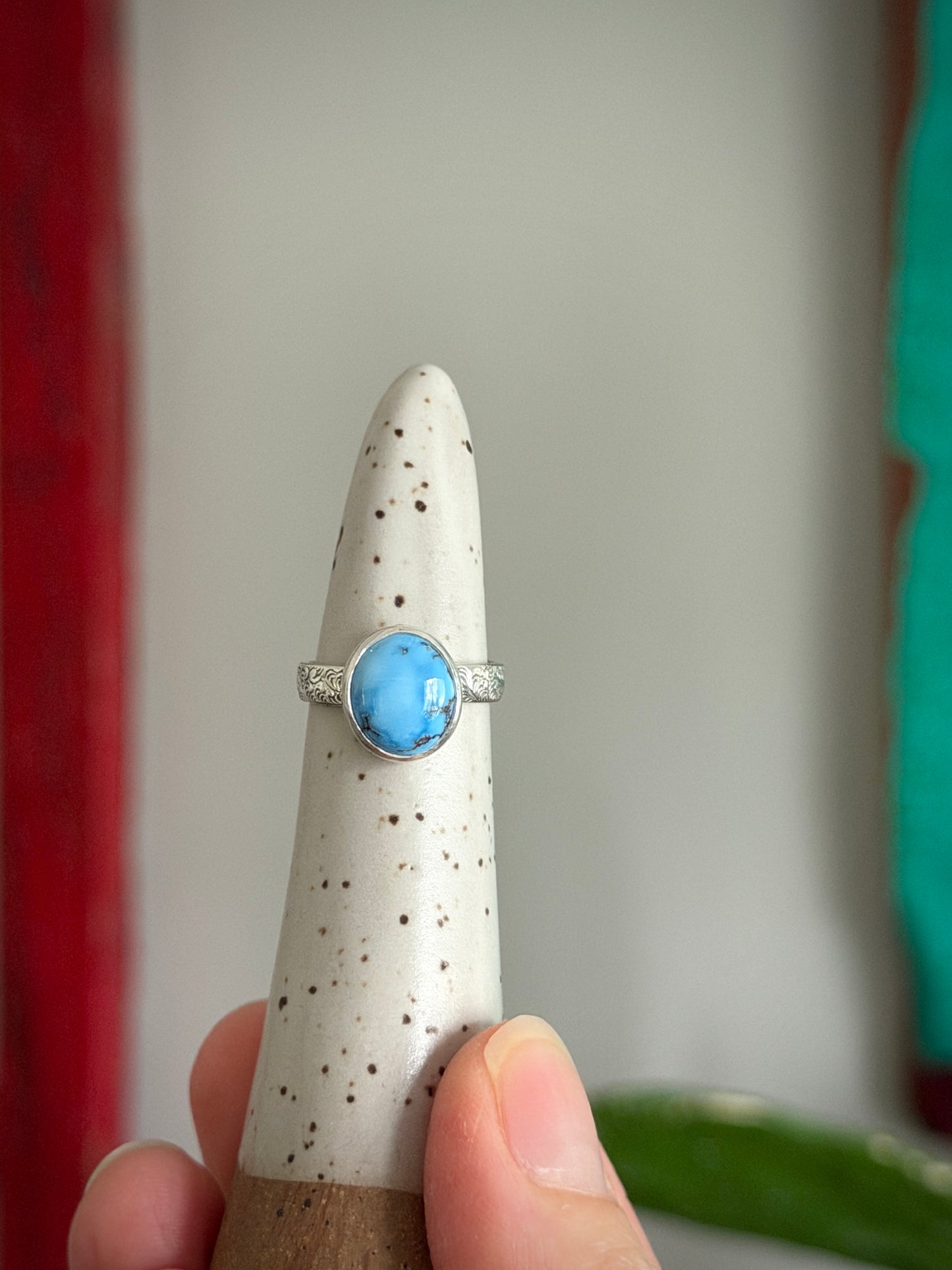 Golden Hills Turquoise Ring size 5