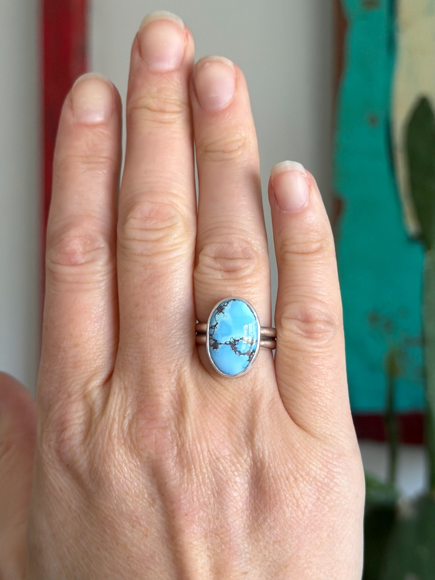 Golden Hills Turquoise Ring size 7