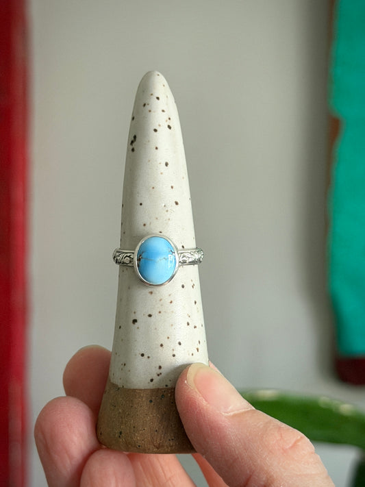Golden Hills Turquoise Ring in size 7.75