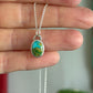 Thunderbird Turquoise Necklace in Yellow Ochre, Blue and Green