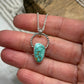 Royston Turquoise Twist Loop Necklace