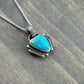 Fox Turquoise Art Deco Pendant in Blue v1