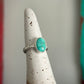 Emerald Valley Turquoise Ring Fleur Band size 6.5