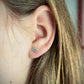 Paw Print Stud Earrings