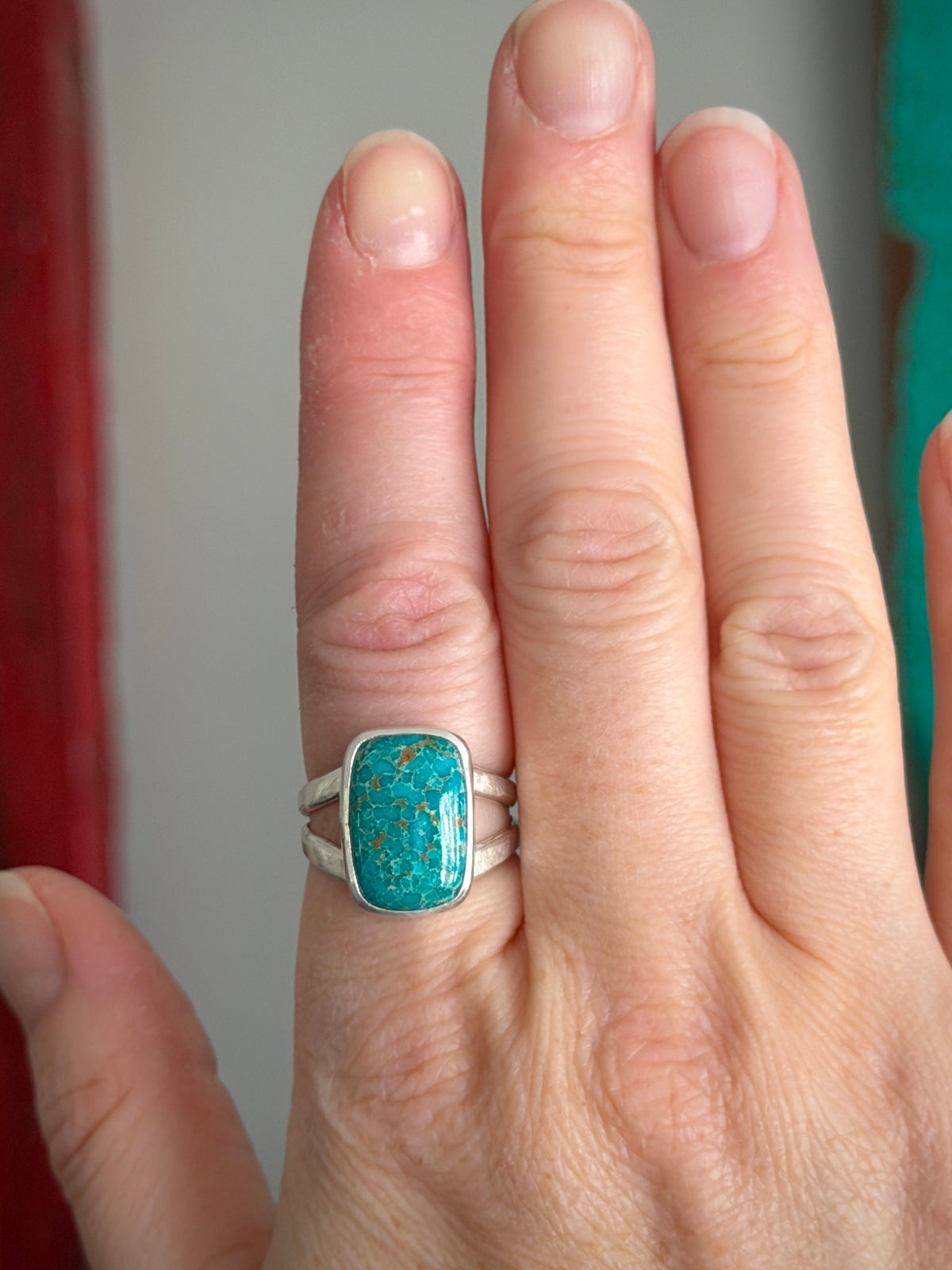 Patagonia Turquoise Ring in size 8.5
