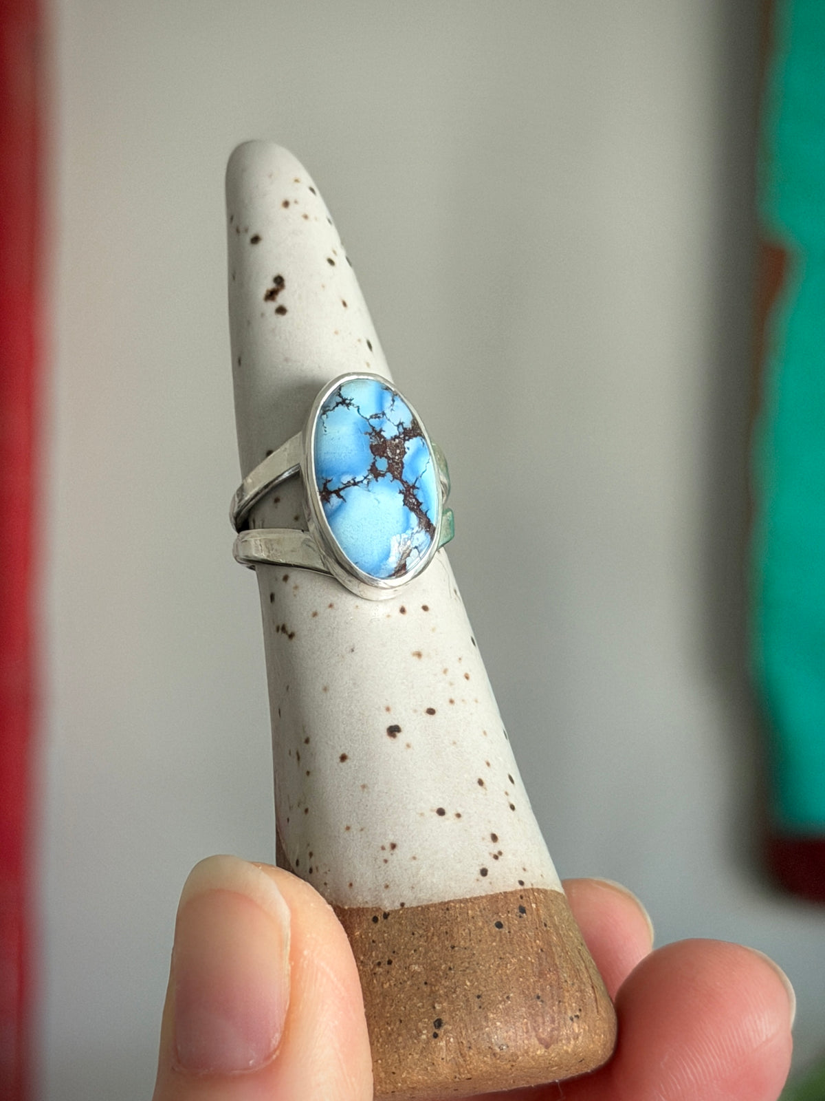Golden Hills Turquoise Ring size 6.75