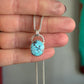 Golden Hills Turquoise Round Pendant