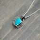 Fox Turquoise Art Deco Pendant in Blue v1