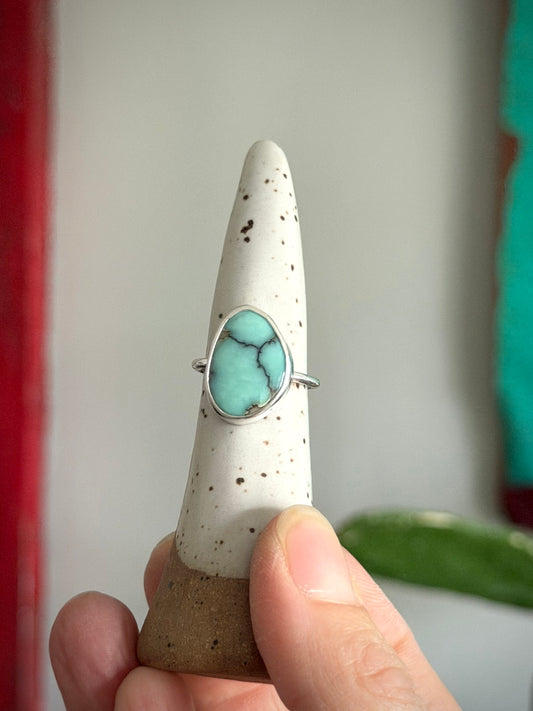 Desert Bloom Variscite Ring in size 6.75