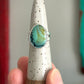 Polychrome Desert Bloom Variscite Ring size 6.5 STAMPED BAND