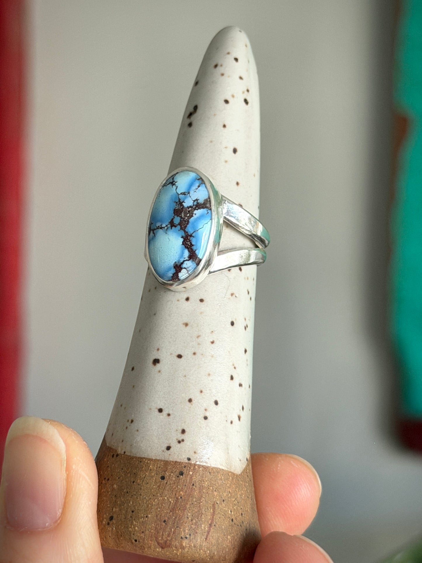 Golden Hills Turquoise Ring size 6.75