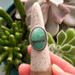 Desert Bloom Variscite Shadowbox Ring in size 6.5