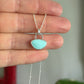 Royston Turquoise Little Necklace Pale Blue Horizontal Twist