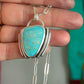 Royston Royal Blue Turquoise Art Deco Pendant