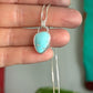 Royston Royal Blue Turquoise Necklace in Pale Blue v3