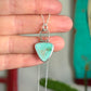 Royston Royal Blue Turquoise Triangle Necklace in Pale Blue