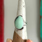 Desert Bloom Variscite Art Deco Ring size 8.25