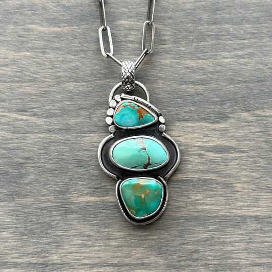 Color Totem Royston Turquoise Pendant
