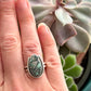 Calypso Variscite Framed Ring in size 7.75