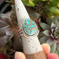 Patagonia Turquoise Art Deco Ring size 8.75