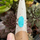 Royston Turquoise Ring size 8 STAMPED BAND