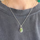 Natural Royston Little Green Turquoise Pendant