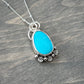 Funky Fox Turquoise Pendant with Stars