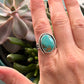 Royston Turquoise Arch Ring in size 8.75