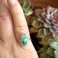 Calypso Variscite Stacker Ring in size 4