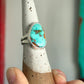 Montezuma Turquoise Ring in size 8